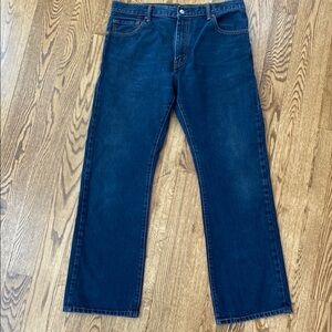 Mens Dark Wash Levi’s waist 36 inseam 32 normcore preppy